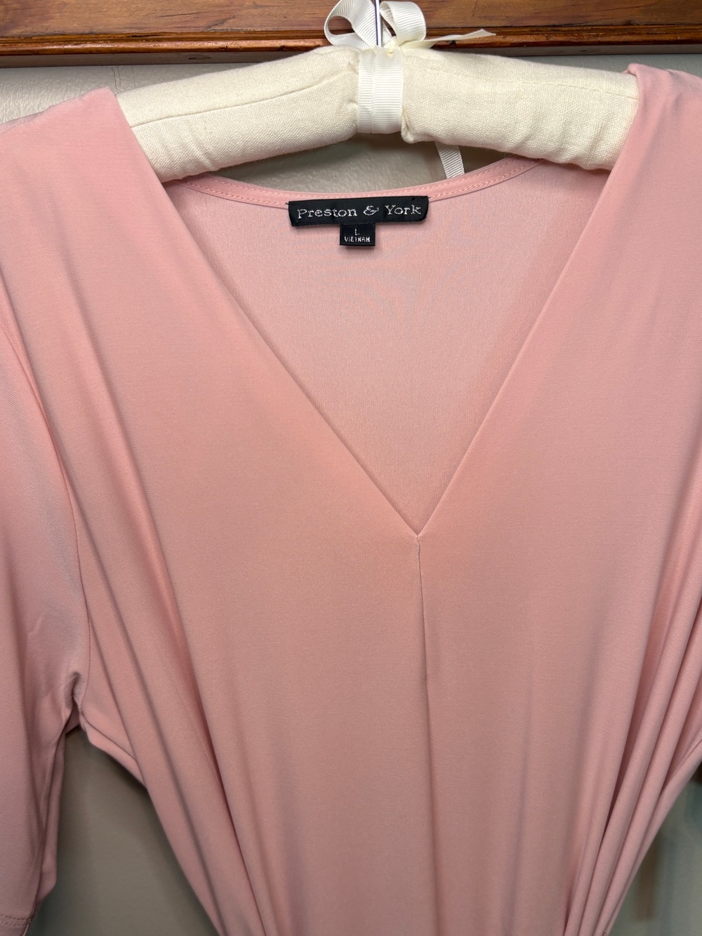 NWT Nordstrom Preston & York Sydney Maxi Dress - Rose Pearl - Size L - Picture 2 of 4